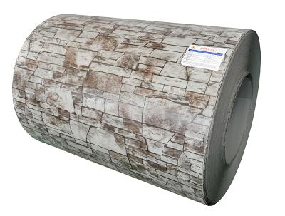 Tôle d’acier revêtue de couleur